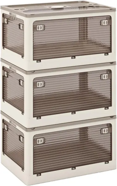 3er Aufbewahrungsbox mit Deckel