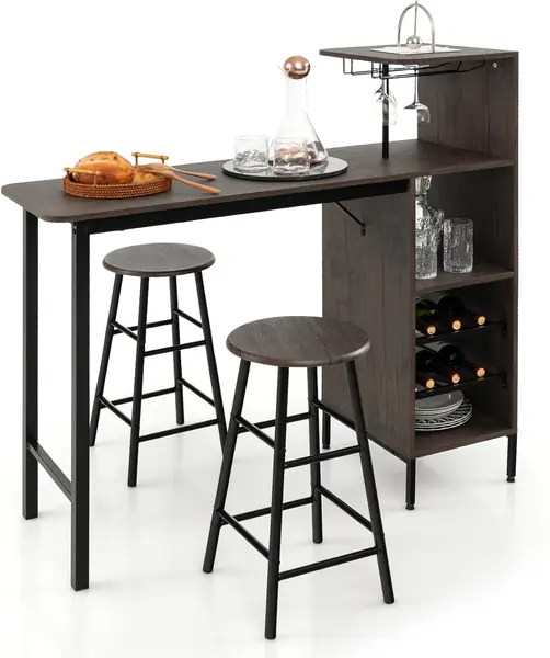 Bartisch mit Barhocker Set