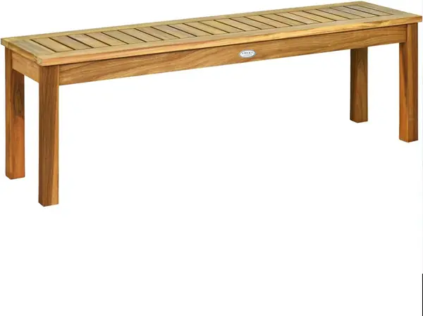 Gartenbank 3 Sitzer – 5 cm Sitzbank Massivholz