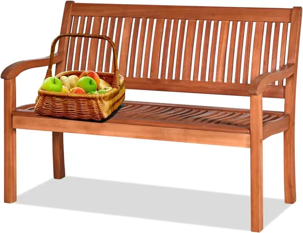 Gartenbank Holz – Naturholzfarbe