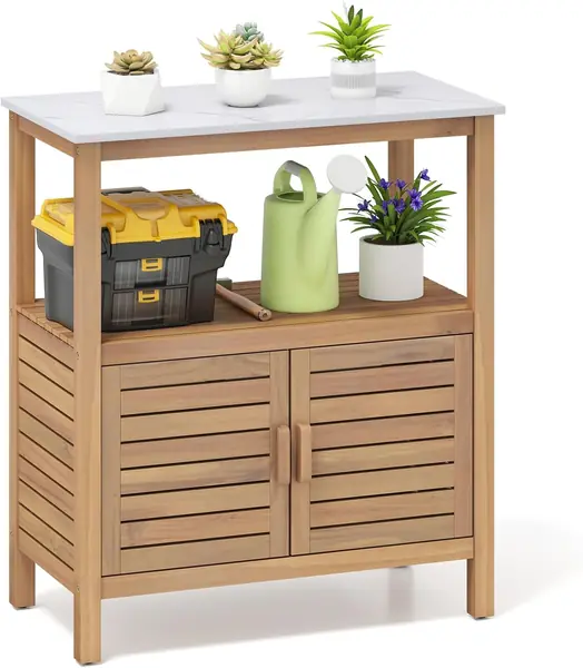 Gartenschrank aus Akazienholz