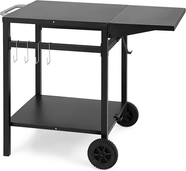 Grilltisch mit klappbarer Arbeitsplatte