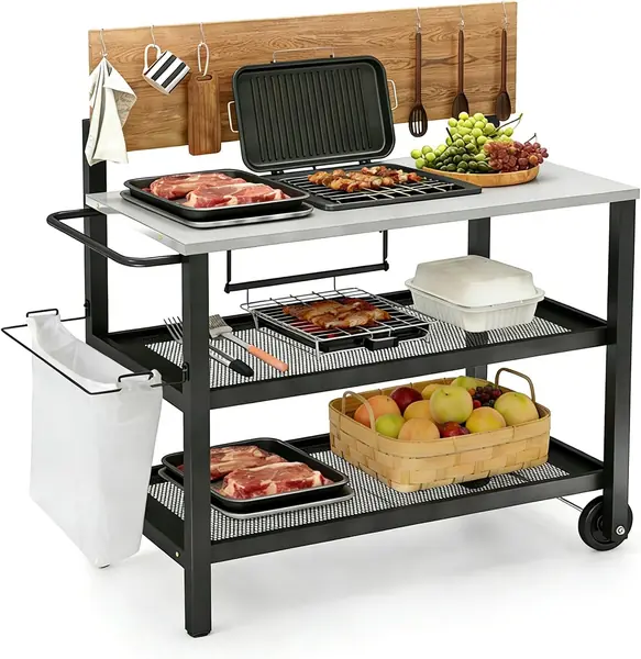 Grillwagen, Grilltisch Grill Beistelltisch…