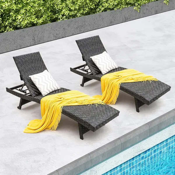 Klappbare Sonnenliege – Outdoor Liegestuhl, Terrasse