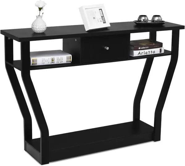 Konsolentisch schmal, Beistelltisch Flurtisch mit…