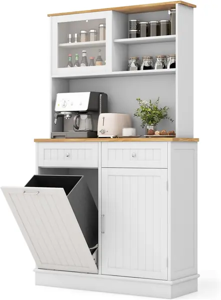 Küchenschrank Müllschrank für 45 L Mülleimer
