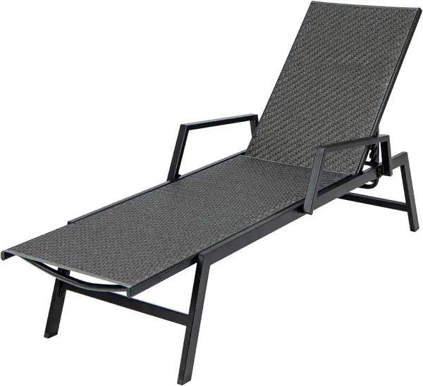 Rattan Gartenliege