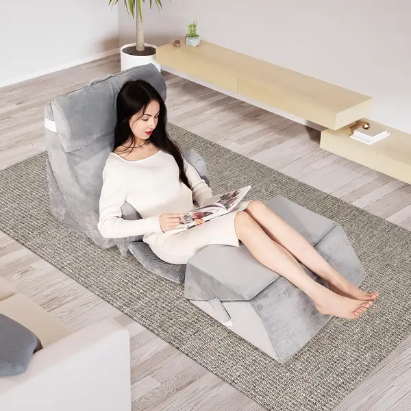 Set mit 7 Lesekissen für Sofa und Bett
