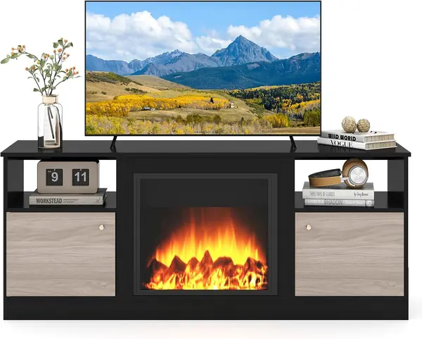 TV Schrank mit LED-Beleuchtung